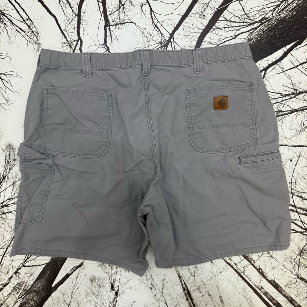 Two Carhartt Men's Khaki Shorts Size 42 Original Fit - Picture 2 of 12